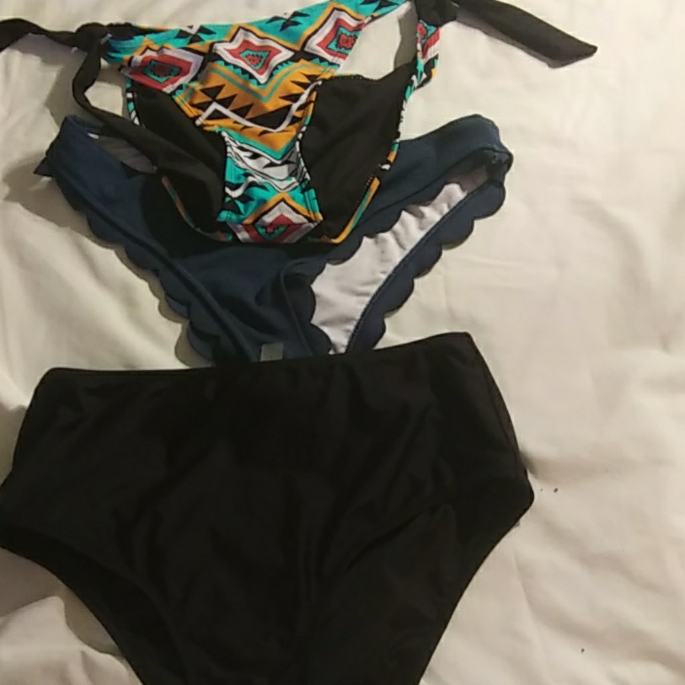 Assorted Bikini Bottoms Lot of 3